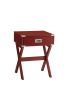 Babs End Table in Red