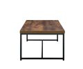 Bob Coffee Table in Weathered Oak & Black