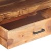 TV Stand 47.2"x13.8"x17.7" Solid Wood with Honey Finish