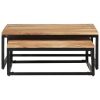 Nesting Coffee Tables 2 pcs Solid Acacia Wood