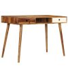 Writing Desk 43.3"x21.7"x29.9" Solid Sheesham Wood