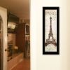 "Paris Panel" by Cloverfield & Co, Ready to Hang Framed Print, Black Frame