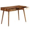 Writing Desk 43.3"x21.7"x29.9" Solid Sheesham Wood