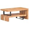 2 Piece Coffee Table Set Solid Acacia Wood