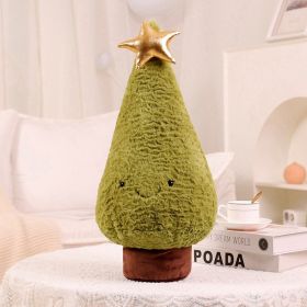 Plush Cute Elk Domestic Ornaments Christmas Gift Christmas Tree Pillow (Option: Christmas tree-30cm)