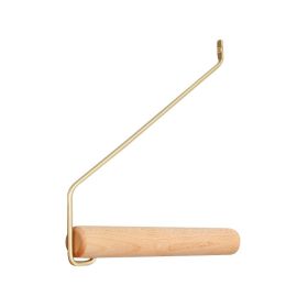 Hanging Hanger Nordic Wooden Wall Hanger Decorative Hook (Color: Yellow)