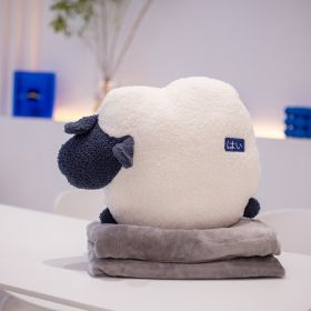 Plush To Sleep With Sheep Whale Pillow Airable Cover Fox Female (Option: Skiddo-Pillow 40CM)