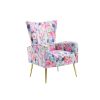 COOLMORE Accent Chair ,leisure single chair with Rose Golden feet