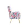 COOLMORE Accent Chair ,leisure single chair with Rose Golden feet