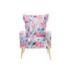 COOLMORE Accent Chair ,leisure single chair with Rose Golden feet