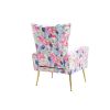 COOLMORE Accent Chair ,leisure single chair with Rose Golden feet